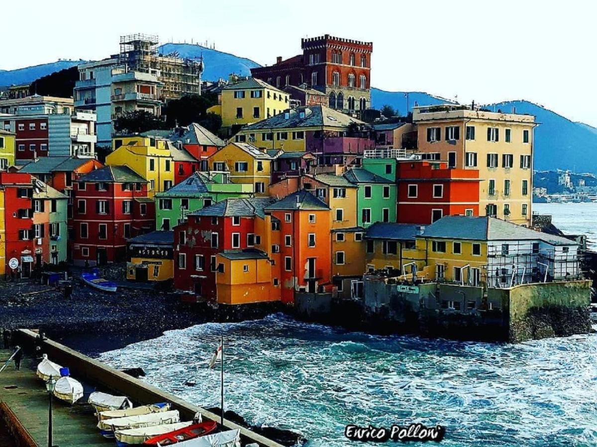 Wow Home 2 - 175 Mq - Posteggio Privato - Davanti Porto Traghetti - Fino A 10 Posti Letto - Balcone Genova Eksteriør billede